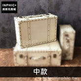 INPHIC-英倫服裝店收納箱皮箱手提箱防水歐式拍攝木箱復古道具家居-中款